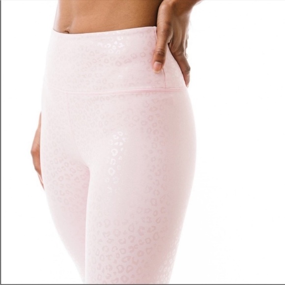Zyia Pink Leopard Unicorn Leggings Light N Tight Leggings- Size 8-10 - Picture 3 of 12